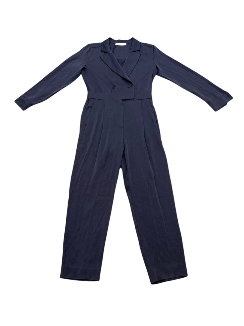 Vintage Women’s Marella Navy Tailored Jumpsuit 1990s